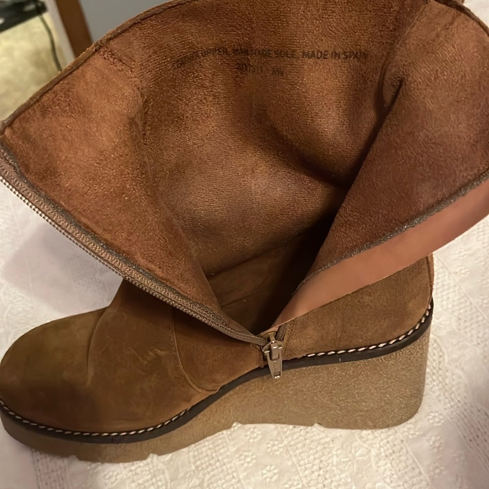 Suede Leather booties - Picture 4 of 6